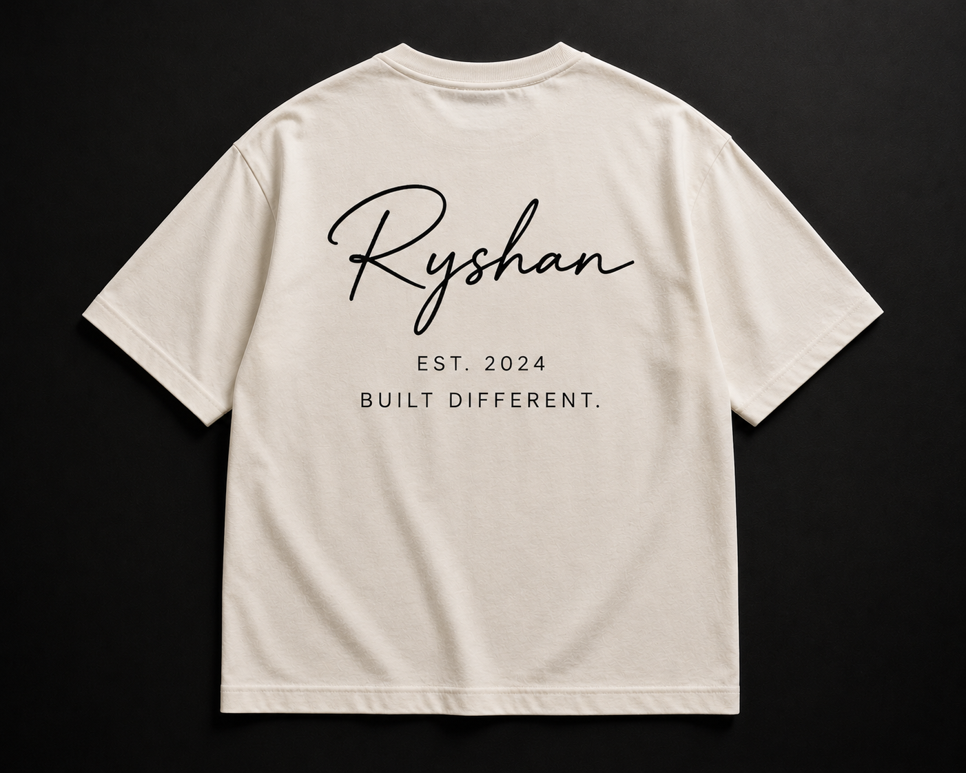 RYSHAN Signature Tee – Off White