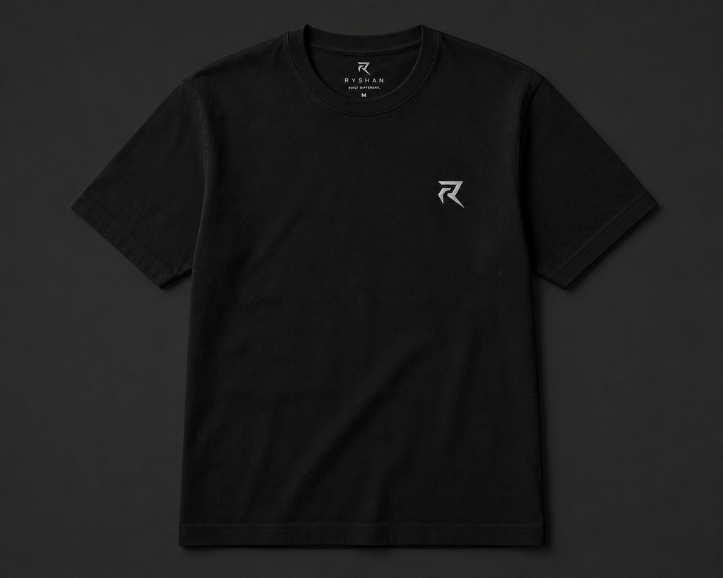 RYSHAN Signature Tee | Black Edition