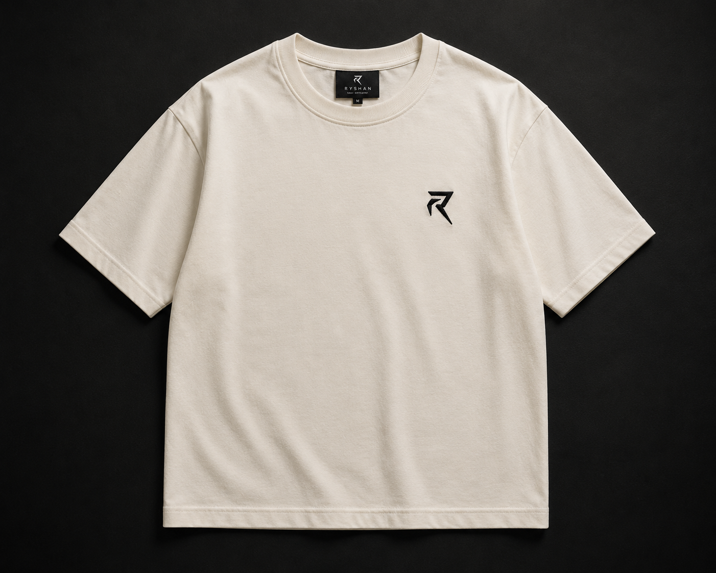 RYSHAN Signature Tee – Off White